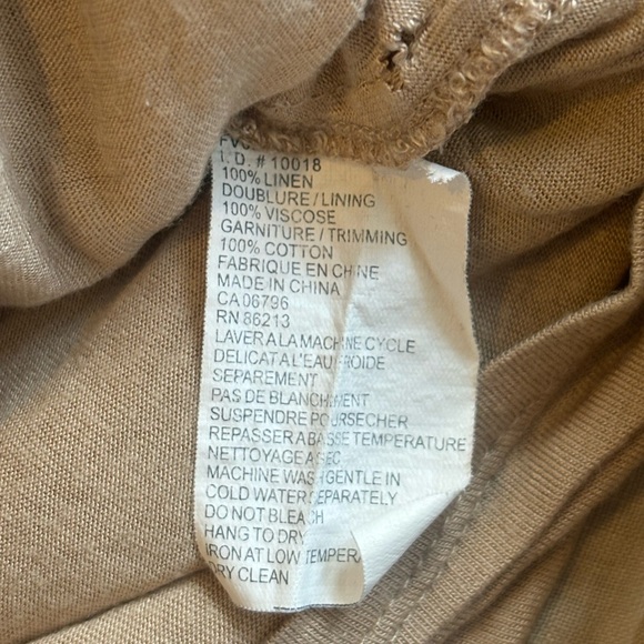 100% Linen Tristan Dress - Picture 4 of 6